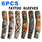 6 Piece Tattoo Arm Sleeve Set For Men And Women 0