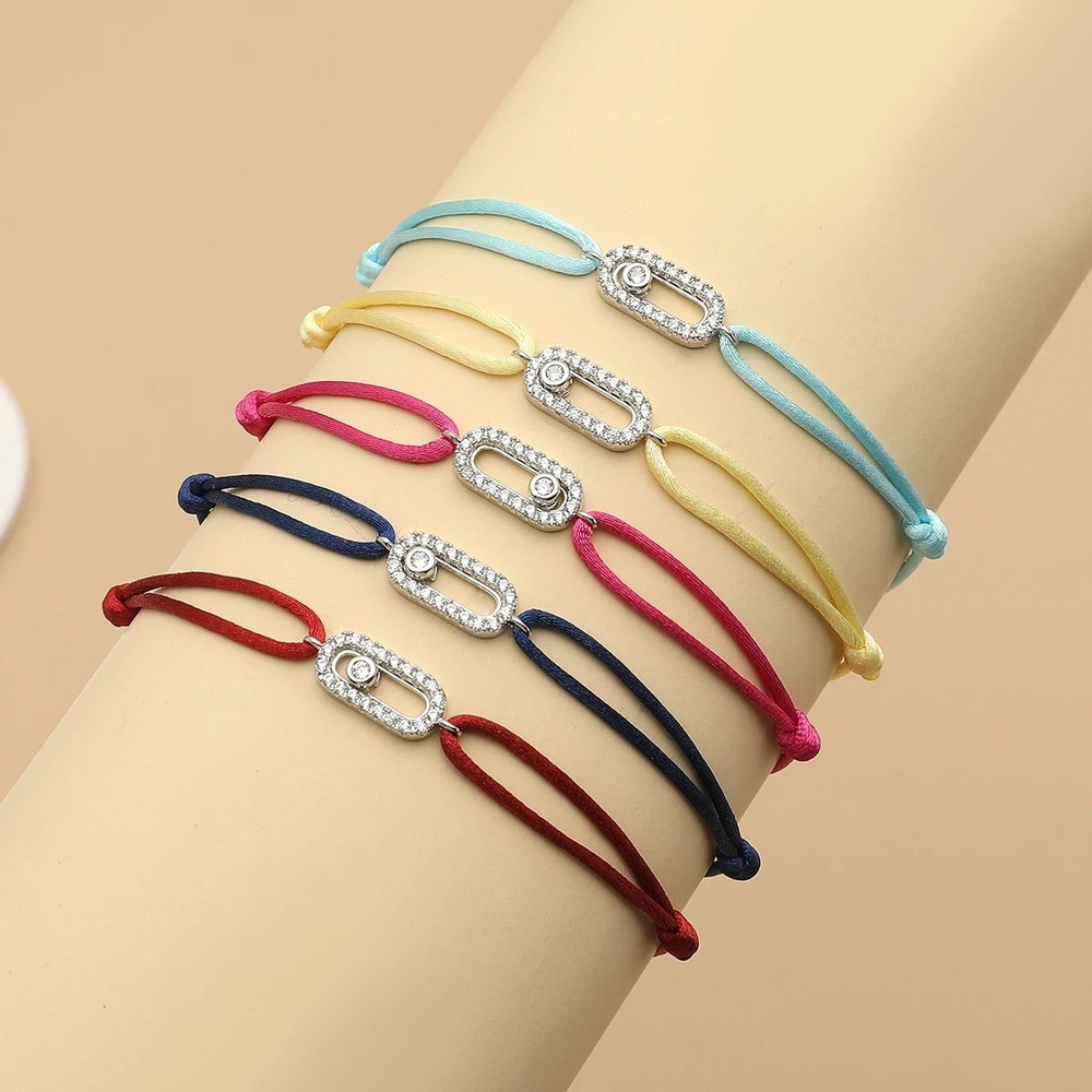 Adjustable Stone Woven Rope Bracelet For Men And Women 1