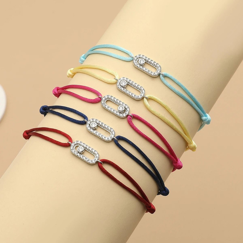 Adjustable Stone Woven Rope Bracelet For Men And Women 1