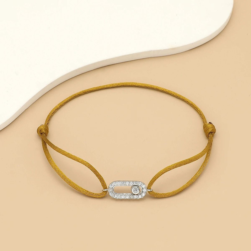 Adjustable Stone Woven Rope Bracelet For Men And Women 24