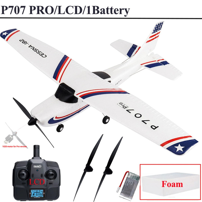 Advanced Remote Control Airplane With Gyro Stabilization And LED Display 9