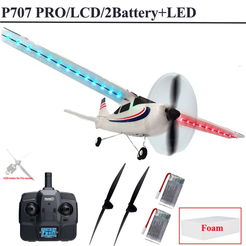 Advanced Remote Control Airplane With Gyro Stabilization And LED Display 11