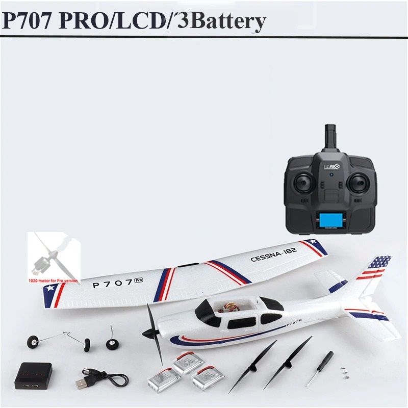 Advanced Remote Control Airplane With Gyro Stabilization And LED Display 12