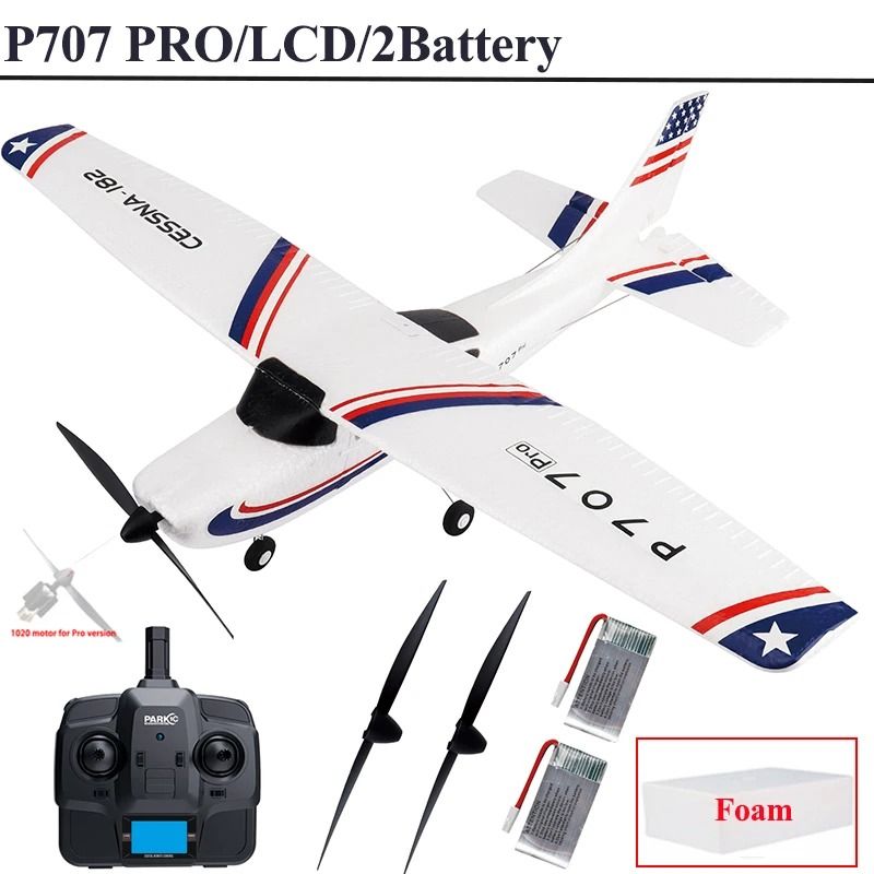 Advanced Remote Control Airplane With Gyro Stabilization And LED Display 13