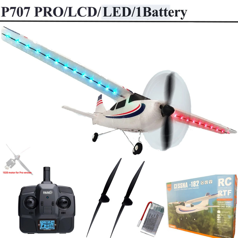 Advanced Remote Control Airplane With Gyro Stabilization And LED Display 5