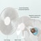 Portable USB Foldable Fan With Timing And Four Speeds 3