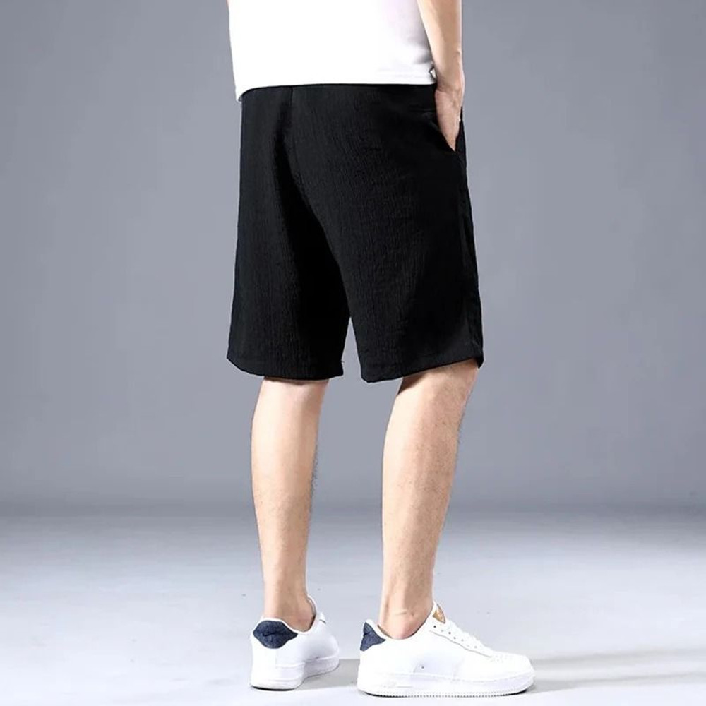 Mens Silk Style Breathable Loose Shorts 2