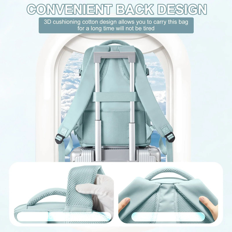 Compact Travel Laptop Backpack Cabin Size 4