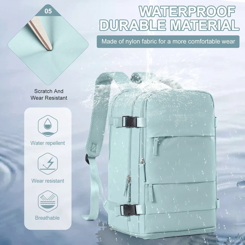 Compact Travel Laptop Backpack Cabin Size 5