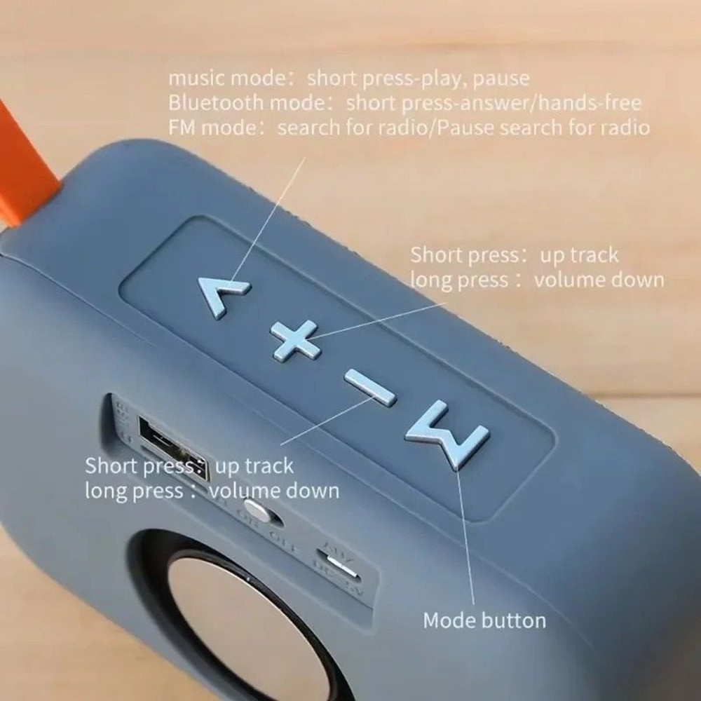 Portable Wireless Bluetooth Speaker With FM Radio 2