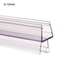 Shower Screen Door Seal Strip Water Baffle For Glass Doors 9