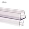 Shower Screen Door Seal Strip Water Baffle For Glass Doors 8