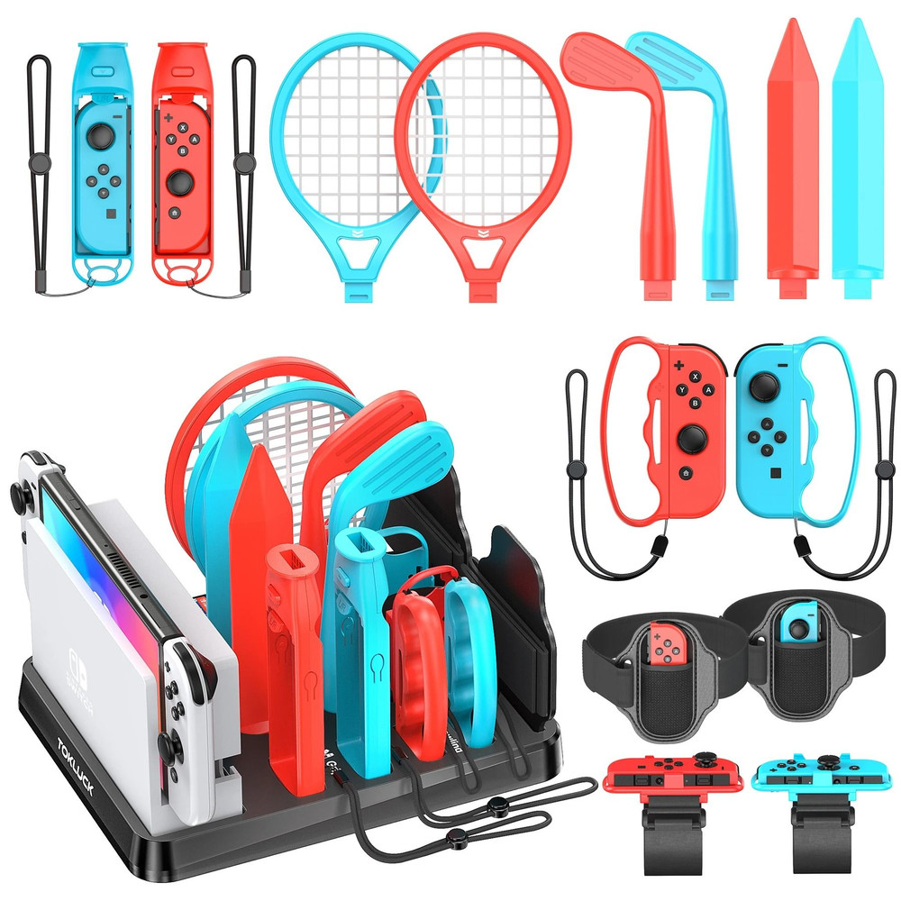 All In One Switch Accessories Kit With Storage Stand 0