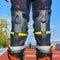 Motorcycle Protective Kneepad With Exoskeleton Support 4