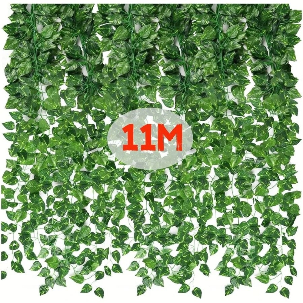 Artificial Green Ivy Leaf Garland For Home And Garden Decor 1