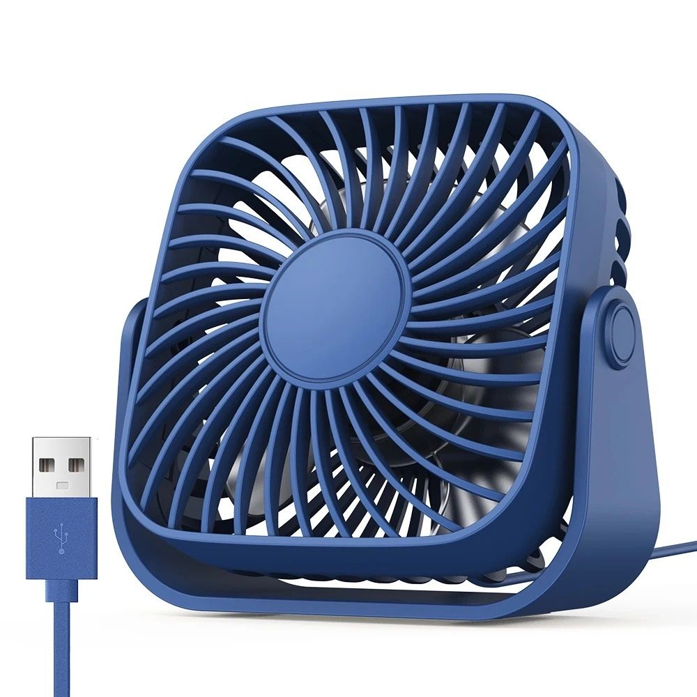 Mini Portable USB Fan With 3 Speeds And 360 Degree Rotation 6