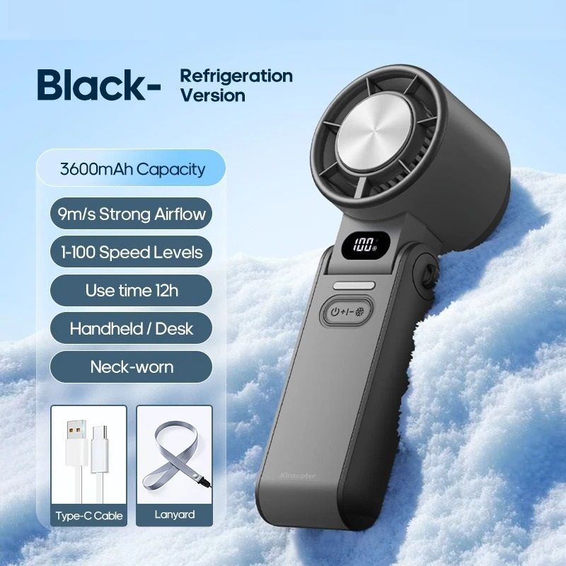 Foldable Portable Handheld Fan With Rechargeable Battery 12