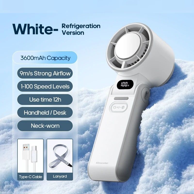 Foldable Portable Handheld Fan With Rechargeable Battery 8