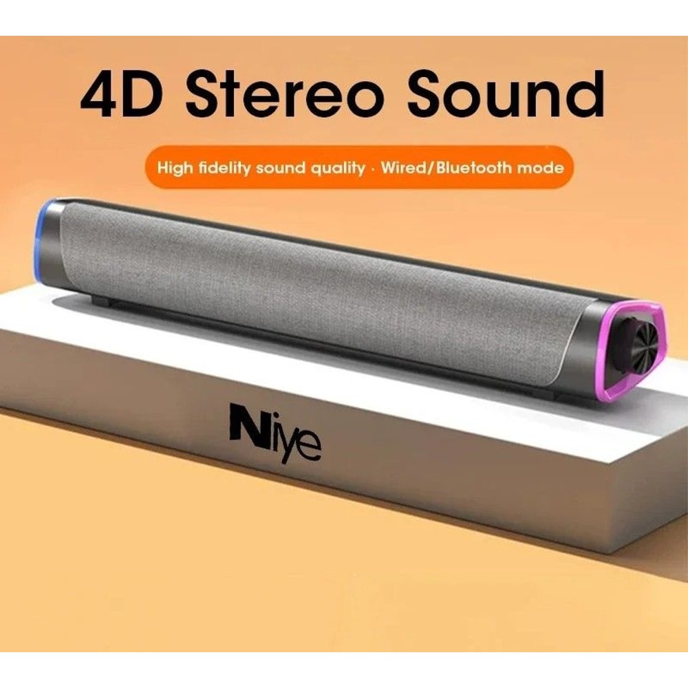 Stereo Sound Bar With 4D Subwoofer And Bluetooth 0