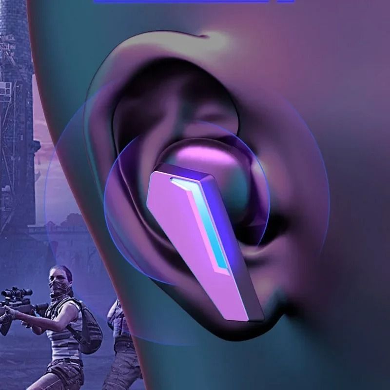 Wireless Gaming Earbuds With Mic And Waterproof Design 1