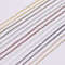 Gold And Bronze Plated Necklace Chain Roll For Jewelry Making 2