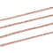 Gold And Bronze Plated Necklace Chain Roll For Jewelry Making 9