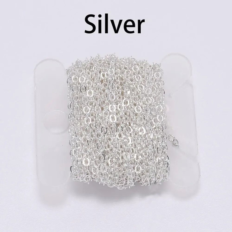Gold And Bronze Plated Necklace Chain Roll For Jewelry Making 10