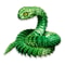 3D Printed Snake Figurine With Movable Joints Life Like Desktop Ornament 6