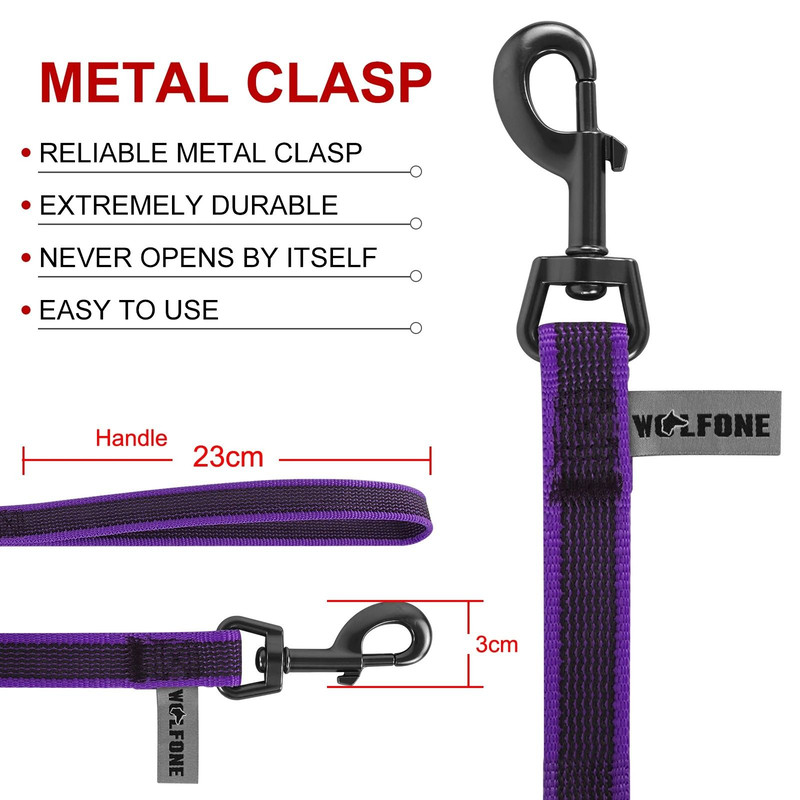 Dual Color Long Dog Training Leash 2
