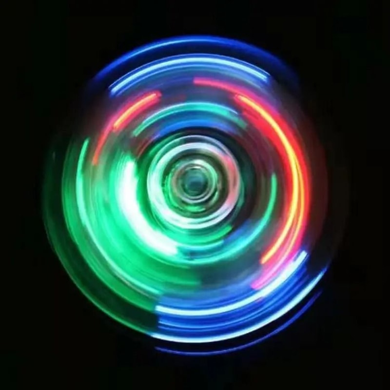 LED Glow Fidget Spinner For Stress Relief 3