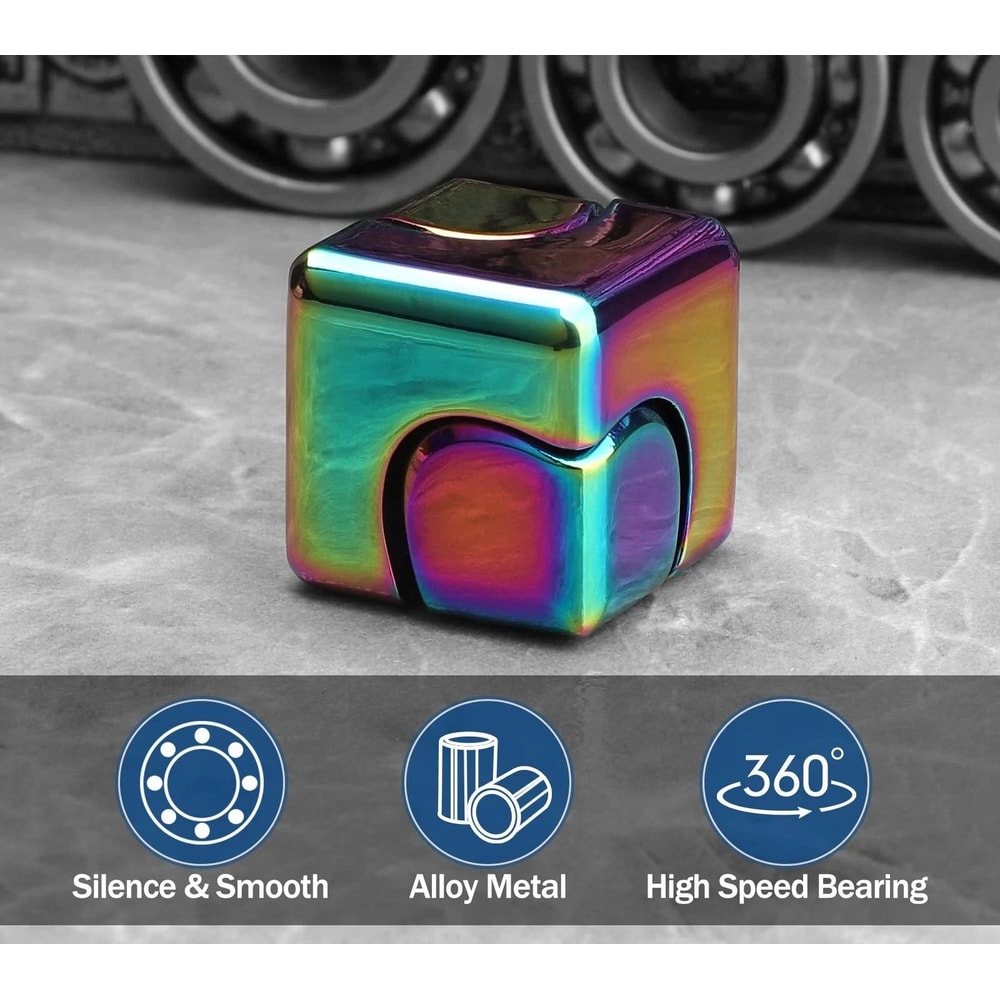 Metal Cube Fidget Spinner 4