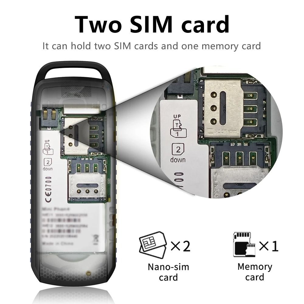 Compact Mini DualSIM Phone With Bluetooth Call Features 2