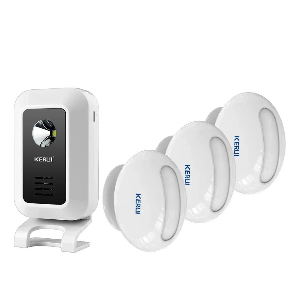 Smart Wireless Motion Sensor Alarm With LED Light And Door Chime 8