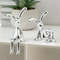 Cute Long Eared Rabbit Figurine Set 0