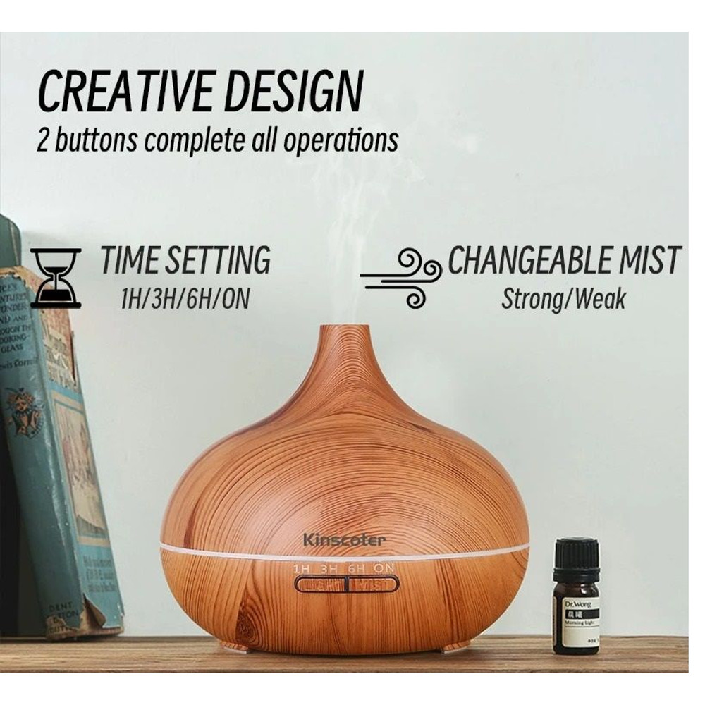 Aromatherapy Essential Oil Diffuser With Remote And Color Light 1