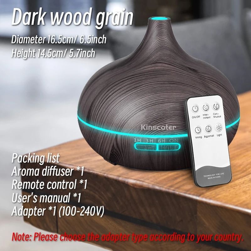 Aromatherapy Essential Oil Diffuser With Remote And Color Light 6