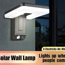 foldable solar led outdoor light with motion sensor