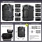 Waterproof Motorcycle Backpack And Tail Bag 5