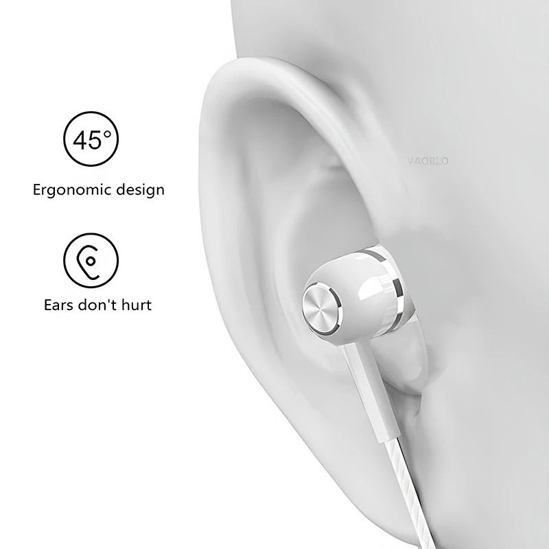 Wired HiFi InEar Earphone With Microphone 5