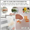 Waterproof Refrigerator And Cabinet Liner Set 4