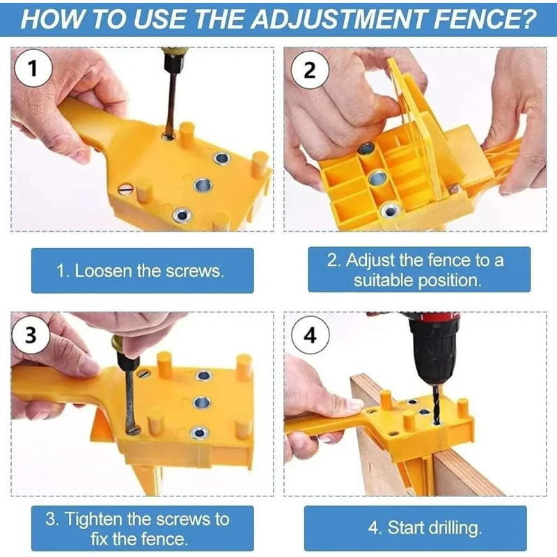 Woodworking Drill Guide And Hole Locator Tool 3