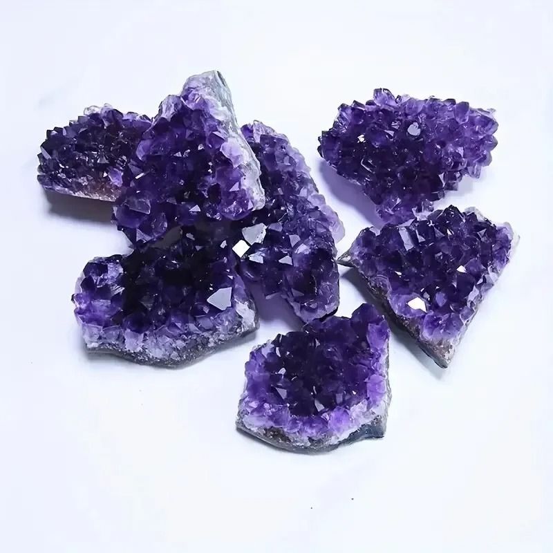 Natural Amethyst Healing Crystal Set 5