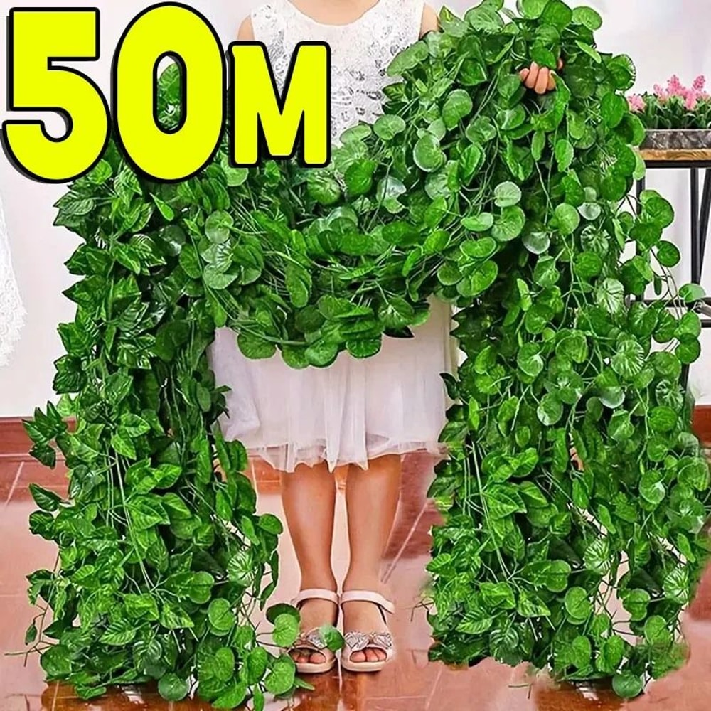 Lush Artificial Ivy Vine Garland For Home And Event Decoration 0
