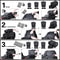 Motorcycle Waterproof Side Bag Rear Seat Luggage 10L 20L 30L 4