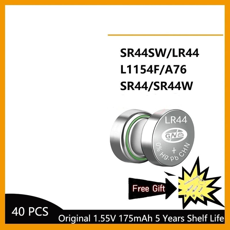 High Capacity LR44 Alkaline Battery Set 8