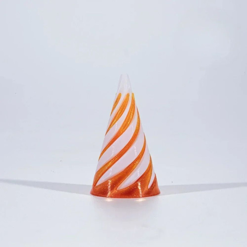 3D Spiral Cone Passthrough Sculpture 14