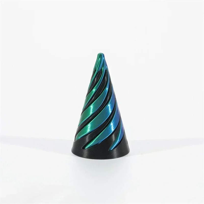 3D Spiral Cone Passthrough Sculpture 6