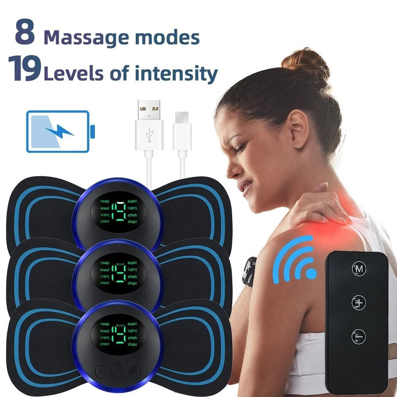 Electric EMS Neck And Body Massager For Pain Relief And Relaxation 0