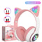 LED Cat Ear Wireless Headphones With Microphone 0