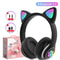 LED Cat Ear Wireless Headphones With Microphone 9